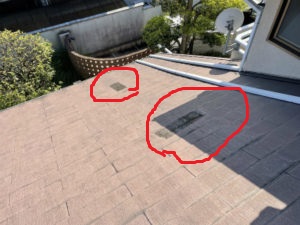 奈良市　縁切りされていないスレート屋根　手抜き工事で塗り残しも発覚