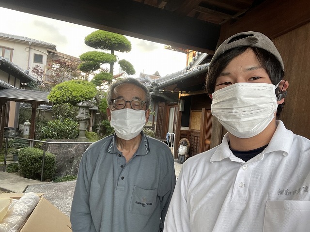 奈良市　外壁・屋根塗装工事　確かな腕をお持ちで感謝の一言です