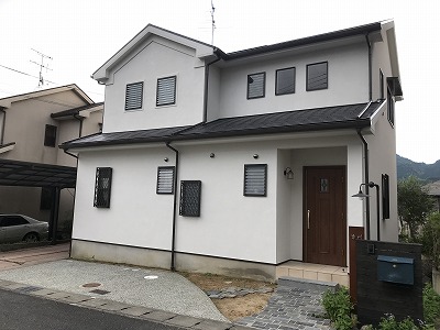橿原市にて劣化した塗膜の外壁塗装・屋根塗装　施工事例