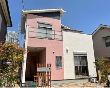 大和郡山市にて一般住宅の外壁塗装・弊社が使うと塗料の耐久性がどれくらいい？