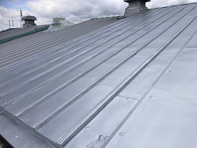 大和郡山市にて工場の錆にお困りの方へ！錆止め屋根塗装施工事例！