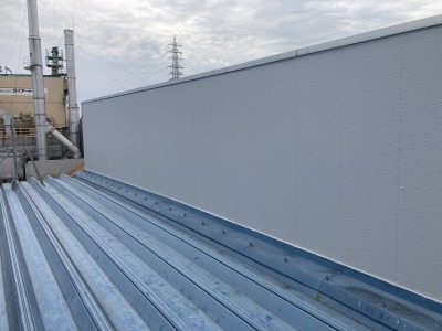 大和郡山市にて工場の外壁塗装にてパーフェクトトップ仕上げ！