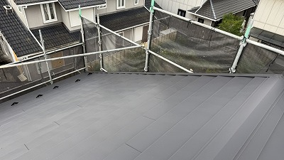 御所市にて屋根からの雪落下のストレス！屋根雪止め工事施工事例！