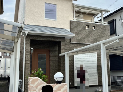 大和郡山市にて築２７年の外壁塗装工事！まるで新築の仕上がり！