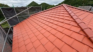 大和郡山市にて経年劣化の瓦屋根葺き替え工事！施工事例
