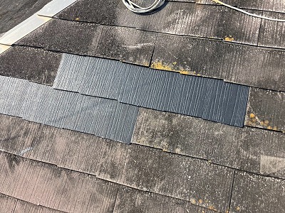 大和高田市にて屋根からも雨漏り！部分的差替え工事！カバー以外の選択肢！