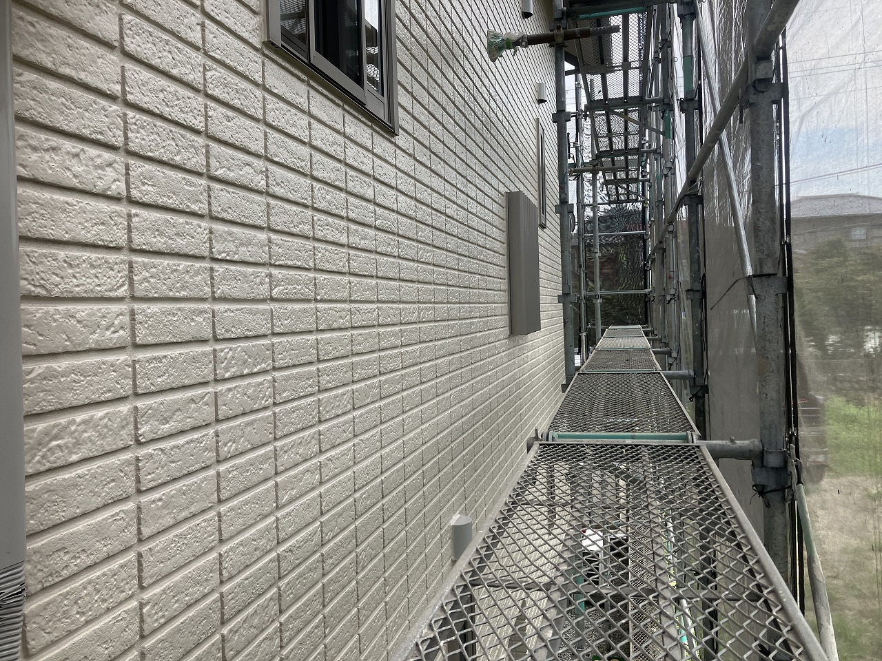 御所市にて外壁塗装工事！無機塗料グランセラトップ！最高ランク塗料