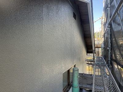 吉野町で和風住宅の外壁にひび割れ発生！部分的外壁塗装工事！